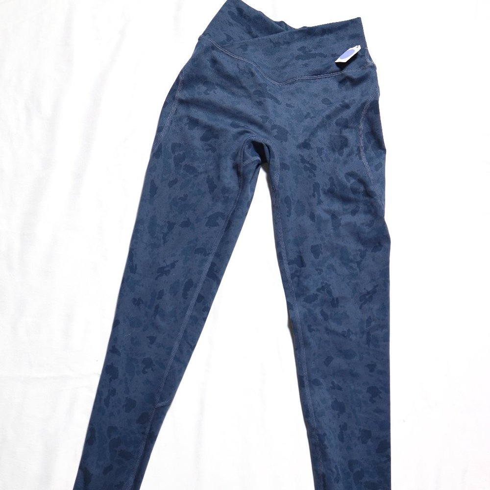 ALPHALETE Leggings XS BLUE Never Worn